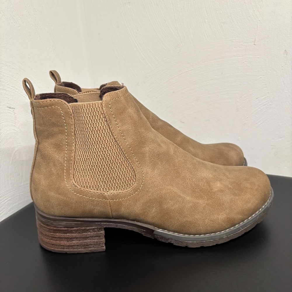 Eastland Women's Jasmine Chelsea Boots Light Brown Sz 9.5W Casual Shoes 2149-08‎